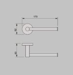 JESS T/R Holder in Matte Black - Image 2