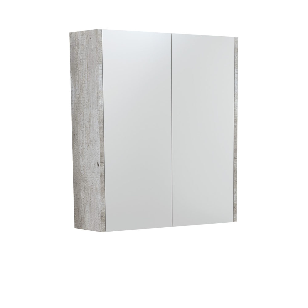 600 Mirror Cabinet with Industrial Side Panels