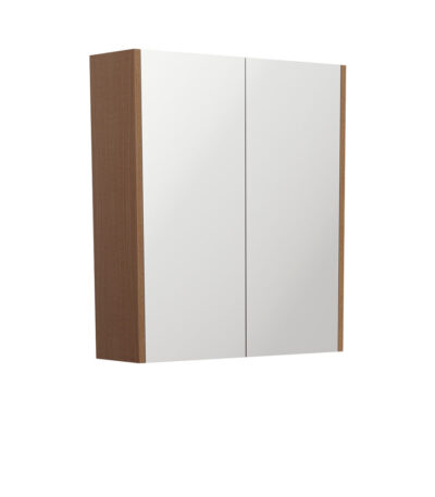 600 Mirror Cabinet with Walnut Side Panels