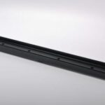 600mm Matt Black Tile Insert Channel Waste - Stainless Steel - No Cut | TI-MB-600-DIY