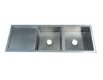 IMPACT DOUBLE BOWL SINK WITH DRAINER Capacity: 2x32L