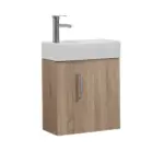 WB 5025-500 x 250 x 120mm Reversible Ceramic Top to suit PICCOLO 500 Vanity 1 T.H Only