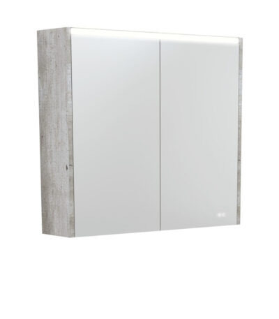 750 LED Mirror Cabinet with Industrial Side Panels