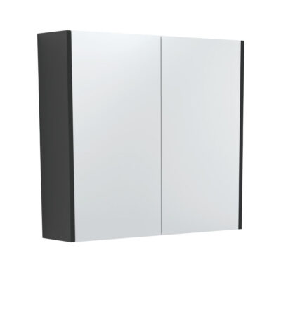 750 Mirror Cabinet with Satin Black Side Panels