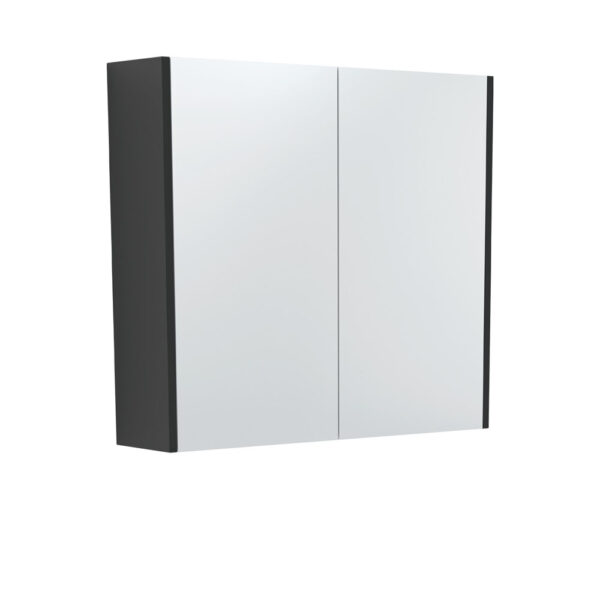 750 Mirror Cabinet with Satin Black Side Panels