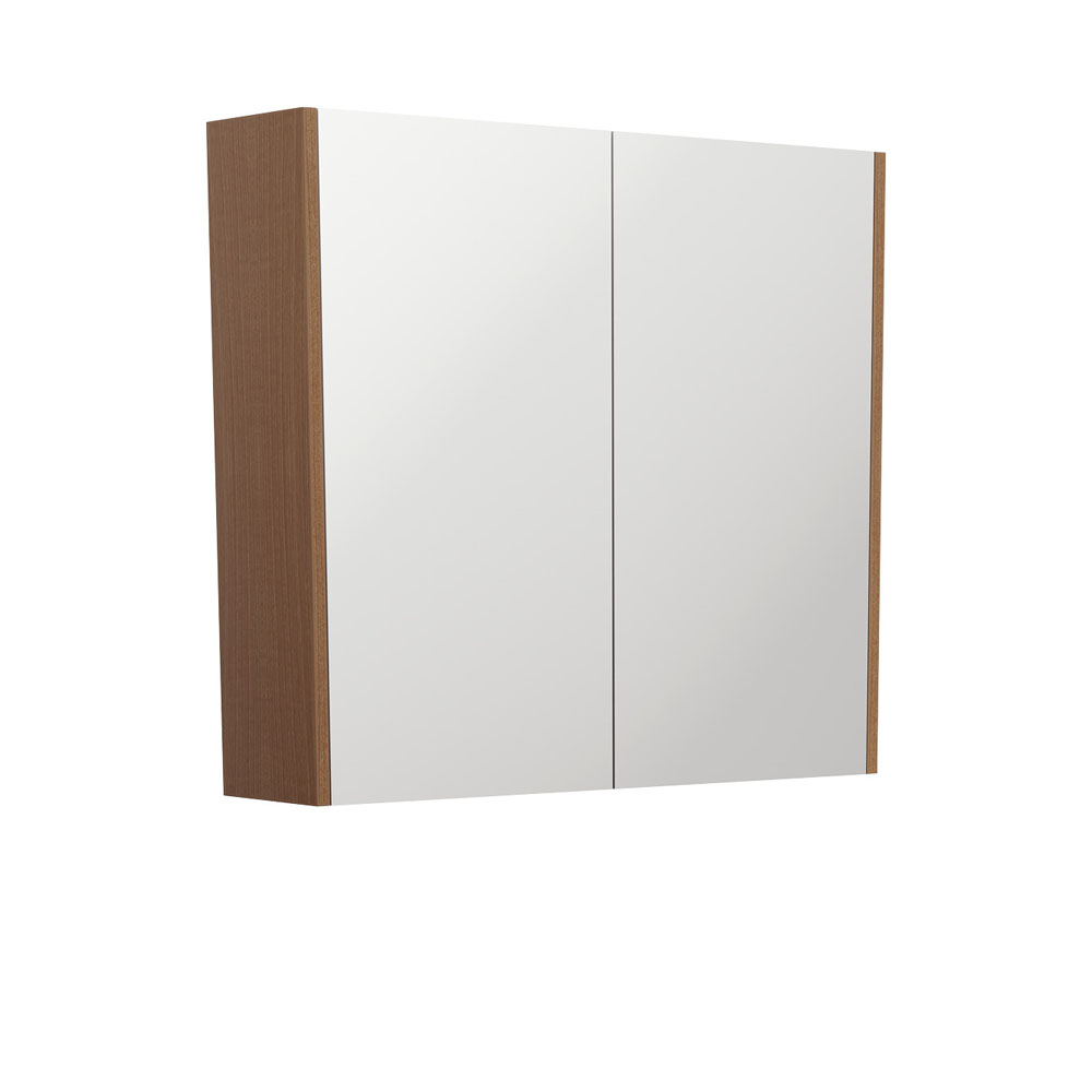 750 Mirror Cabinet with Walnut Side Panels