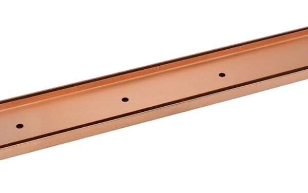 800mm DIY Rose Gold Tile Insert Floor Waste - No Cut | TI-RG-800-DIY