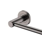 Kaya Single Towel Rail, 900mm, Gun Metal - Image 4