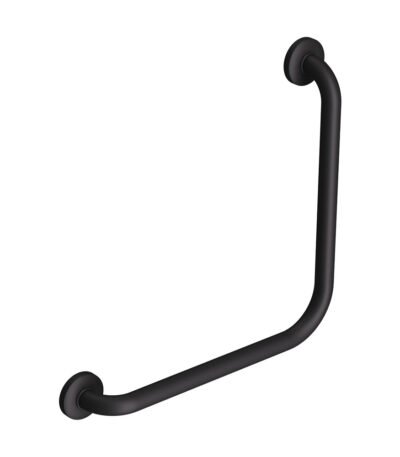 90° Ambulant Care Grab Rail, Matte Black
