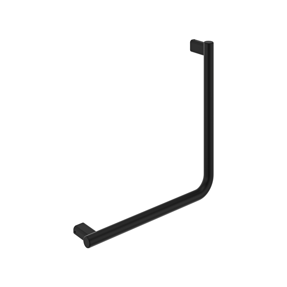 90° Care Slimline Ambulant Care Hand Rail, Matte Black