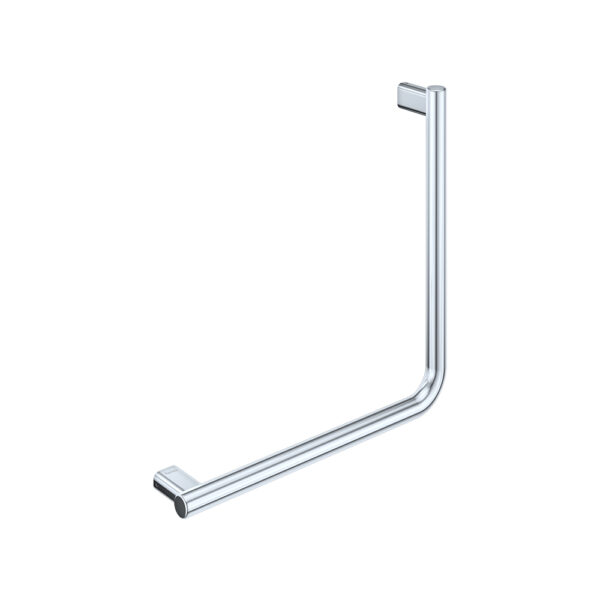90° Care Slimline Ambulant Care Hand Rail, Stainless Steel