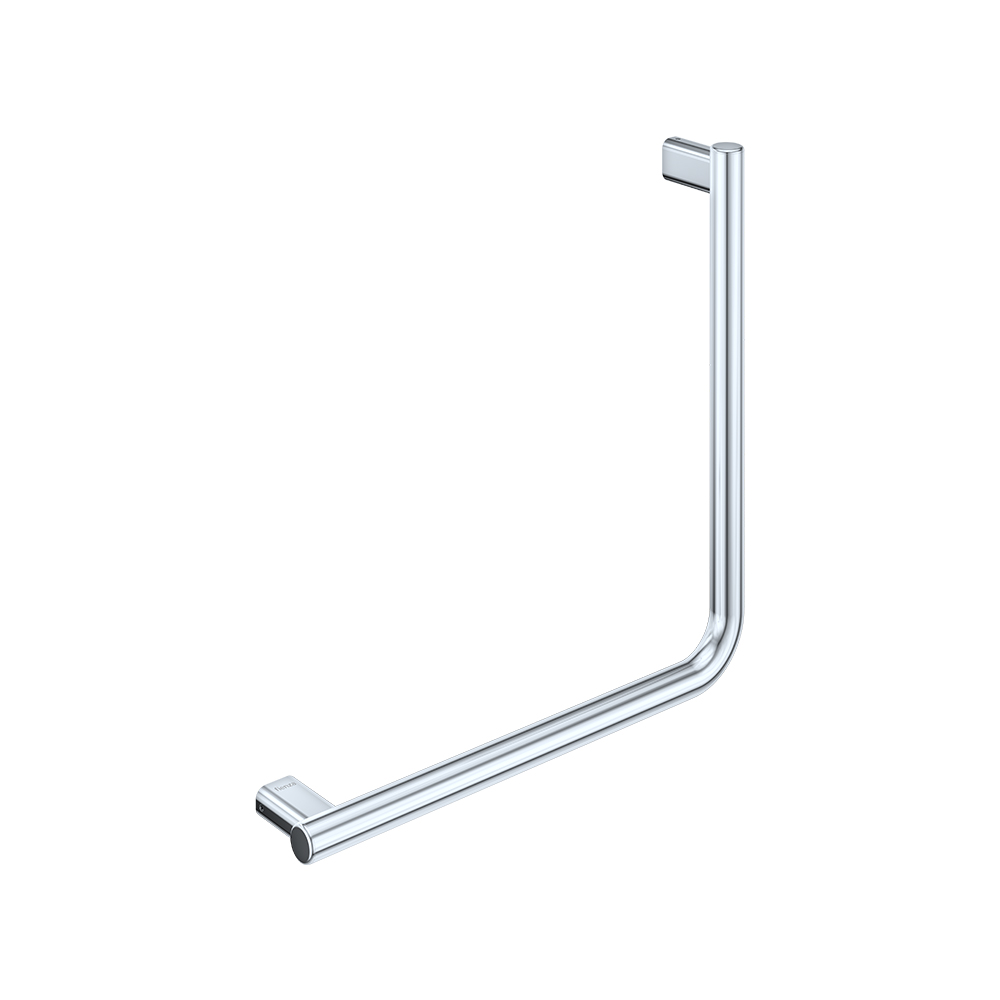 90° Care Slimline Ambulant Care Hand Rail, Stainless Steel