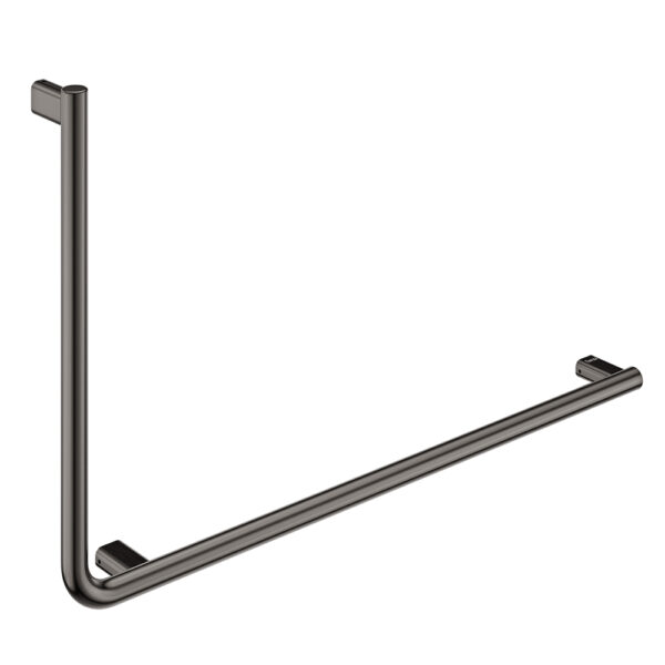 90° Care Slimline Right-Hand Rail, Gun Metal