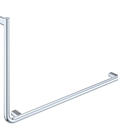 90° Care Slimline Right-Hand Rail, Stainless Steel