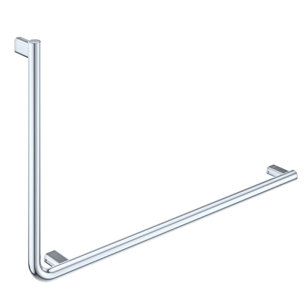 90° Care Slimline Right-Hand Rail, Stainless Steel