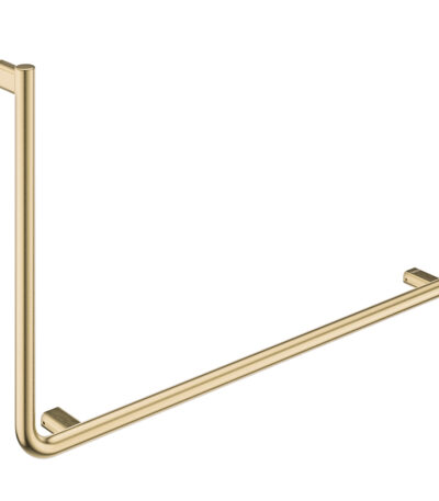 90° Care Slimline Right-Hand Rail, Urban Brass