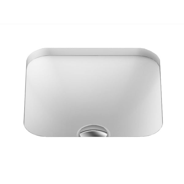 ADP Honour 365 x 365 Solid Surface Under Counter Basin White