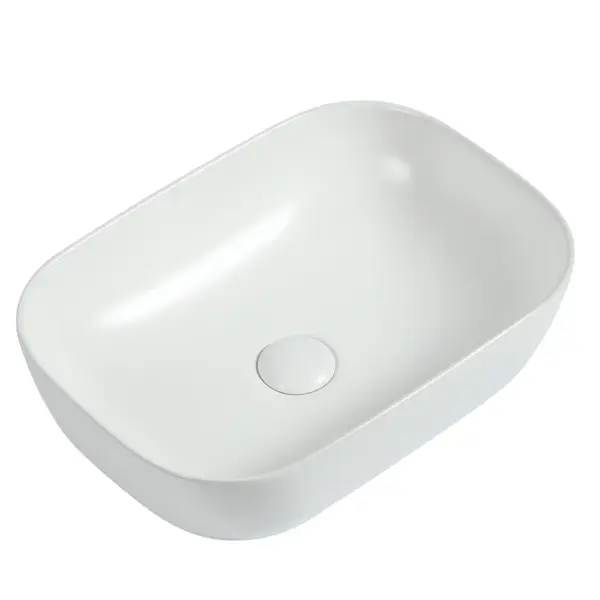 Basal Above Counter Basin With Pop Up Waste - GLOSS WHITE