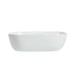Basal Above Counter Basin With Pop Up Waste - GLOSS WHITE - Image 3