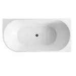 BONDI  Wall Corner Bath Tub 1500 - Image 4