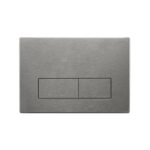 Novus Wall Hung Smart Toilet With Square Brushed Gold Stainless Steel Flush Plate - Image 3