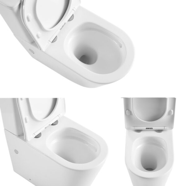 Smart Bidet Seat With Zero Rimless Toilet Suite