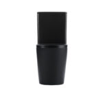 Zero Rimless Tornado Flush Floor Pan with SQUARE Matte Black Stainless Steel Flush Plate - Image 2