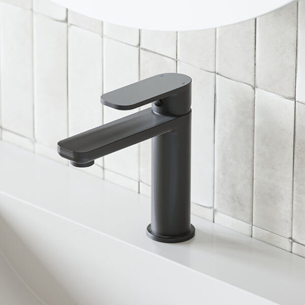 Caroma Luna Lead Free Basin Mixer Black