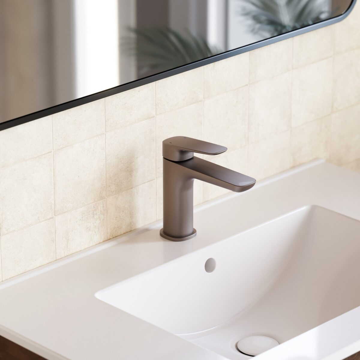 Caroma Contura II Basin Mixer - Brushed Bronze - Image 1