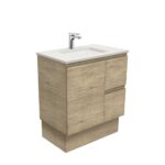Sarah Roman Sand Undermount 750 Edge Scandi Oak Vanity on Kick - Image 5