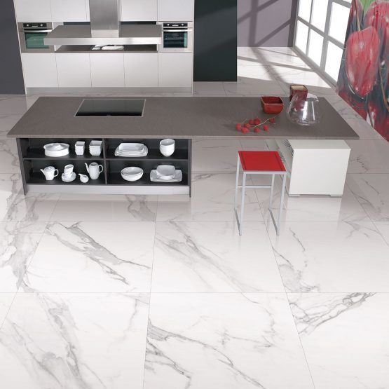 STONE PORCELAIN STATUARIO 600X600 MATT
