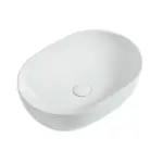 Palavido Above Counter Basin With Pop Up Waste - GLOSS WHITE