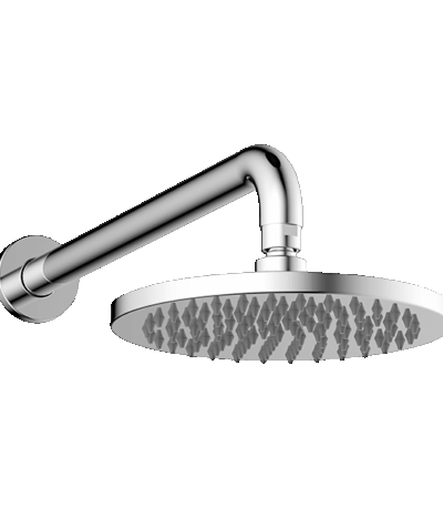 ABEY 1SHRO ROUND BRASS HORIZONTAL SHOWER GARETH ASHTON CHROME AND COLOURED - Urban Designs Bathroom and Kitchen
