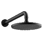 ABEY 1SHRO ROUND BRASS HORIZONTAL SHOWER GARETH ASHTON CHROME AND COLOURED - Urban Designs Bathroom and Kitchen