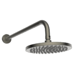 ABEY 1SHRO ROUND BRASS HORIZONTAL SHOWER GARETH ASHTON CHROME AND COLOURED - Urban Designs Bathroom and Kitchen