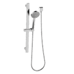 ABEY 1SRA ROUND HAND SHOWER ON RAIL GARETH ASHTON CHROME AND COLOURED - Urban Designs Bathroom and Kitchen