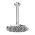 ABEY 1SVRO ROUND BRASS VERTICAL SHOWER GARETH ASHTON CHROME AND COLOURED - Urban Designs Bathroom and Kitchen