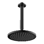 ABEY 1SVRO ROUND BRASS VERTICAL SHOWER GARETH ASHTON CHROME AND COLOURED - Urban Designs Bathroom and Kitchen