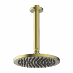 ABEY 1SVRO ROUND BRASS VERTICAL SHOWER GARETH ASHTON CHROME AND COLOURED - Urban Designs Bathroom and Kitchen