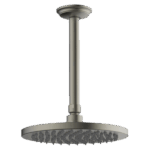 ABEY 1SVRO ROUND BRASS VERTICAL SHOWER GARETH ASHTON CHROME AND COLOURED - Urban Designs Bathroom and Kitchen