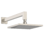 ABEY 2SHSQ BRASS HORIZONTAL SHOWER 200MM WITH WALL ARM GARETH ASHTON CHROME AND COLOURED - Urban Designs Bathroom and Kitchen