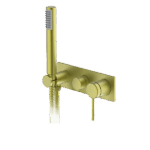 ABEY 6BS-WS POCO 3 HOLE BATH/SHOWER MIXER SET GARETH ASHTON CHROME & COLOURED - Urban Designs Bathroom and Kitchen