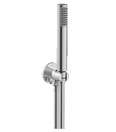 ABEY 6HSS ROUND HAND SHOWER SET GARETH ASHTON CHROME AND COLOURED - Urban Designs Bathroom and Kitchen