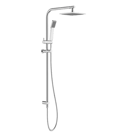 ABEY RHB08 ARCH RAIN AND HAND SHOWER ENSEMBLE GARETH ASHTON CHROME AND COLOURED - Urban Designs Bathroom and Kitchen