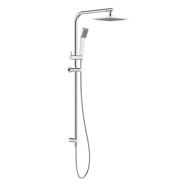 ABEY RHB08 ARCH RAIN AND HAND SHOWER ENSEMBLE GARETH ASHTON CHROME AND COLOURED - Urban Designs Bathroom and Kitchen