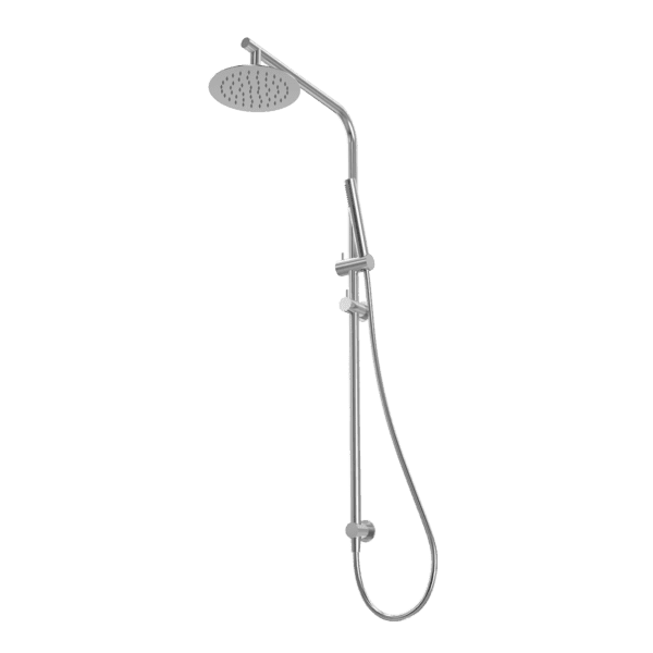 ABEY RHS06-316 ROUND ARCH RAIL AND HAND SHOWER SET 316 GARETH ASHTON CHROME - Urban Designs Bathroom and Kitchen