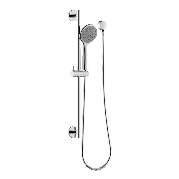 ABEY SRA06 ROUND HAND SHOWER ON RAIL GARETH ASHTON CHROME AND COLOURED - Urban Designs Bathroom and Kitchen