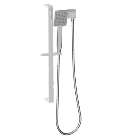 ABEY SRA09 SQUARE FACE HAND SHOWER GARETH ASHTON CHROME - Urban Designs Bathroom and Kitchen
