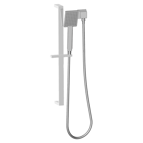 ABEY SRA09 SQUARE FACE HAND SHOWER GARETH ASHTON CHROME - Urban Designs Bathroom and Kitchen