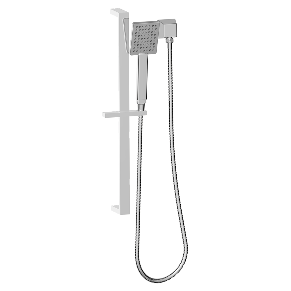 ABEY SRA09 SQUARE FACE HAND SHOWER GARETH ASHTON CHROME - Urban Designs Bathroom and Kitchen
